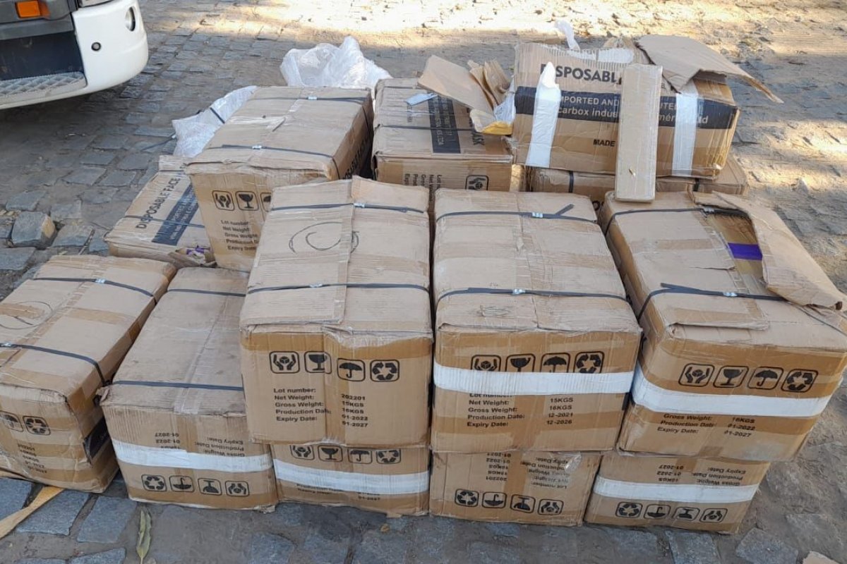 Uma tonelada de maconha é apreendida pela PM em Conceição do Jacuípe (BA)