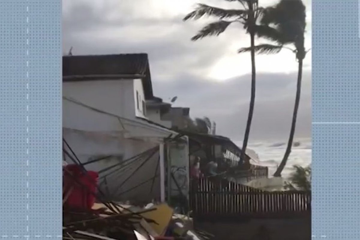 Marinha emite alerta de mau tempo para o sul da Bahia