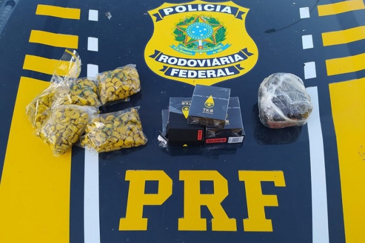 PRF apreende mil comprimidos de ecstasy e outras drogas em Senhor do Bonfim