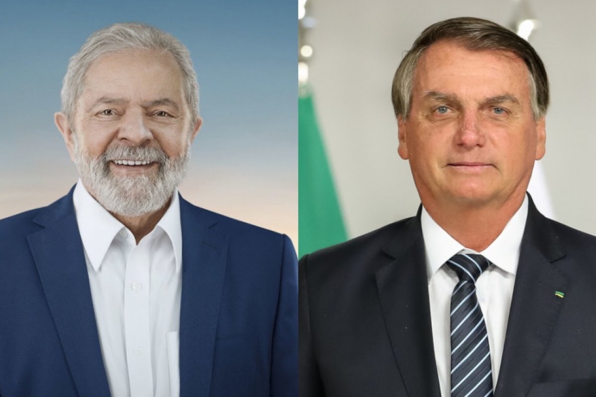 Em hipotética eleição no momento atual, Lula venceria Bolsonaro no 1° turno