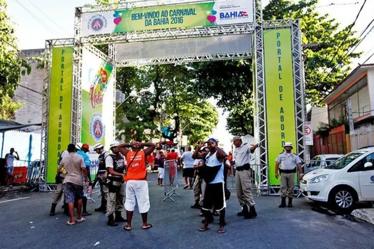 Estrutura de segurança montada para carnaval de Salvador tem novidades em 2023
