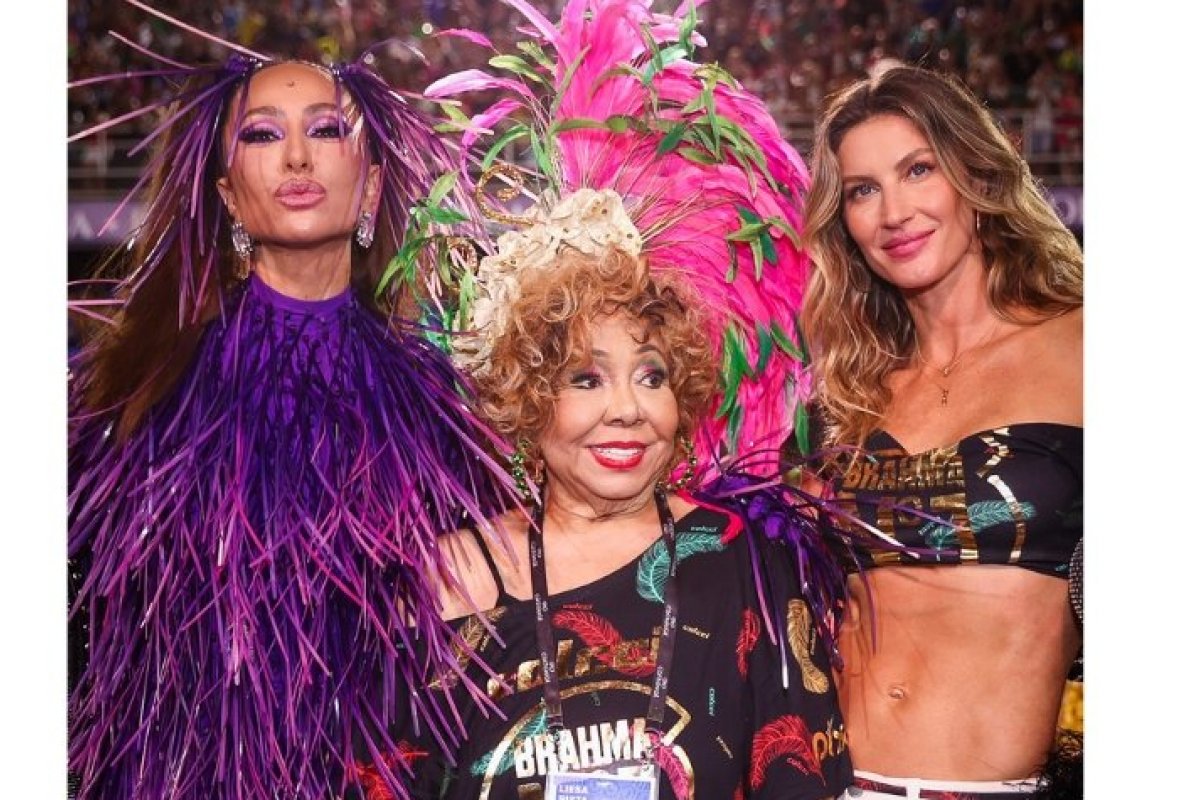 Carnaval 2023: Gisele Bündchen curte o Camarote Brahma Nº1