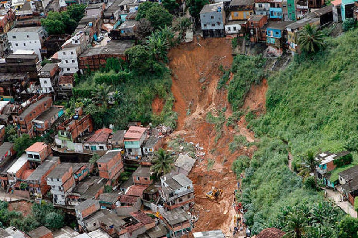 Brasil tem 13.542 áreas de risco para desastres naturais