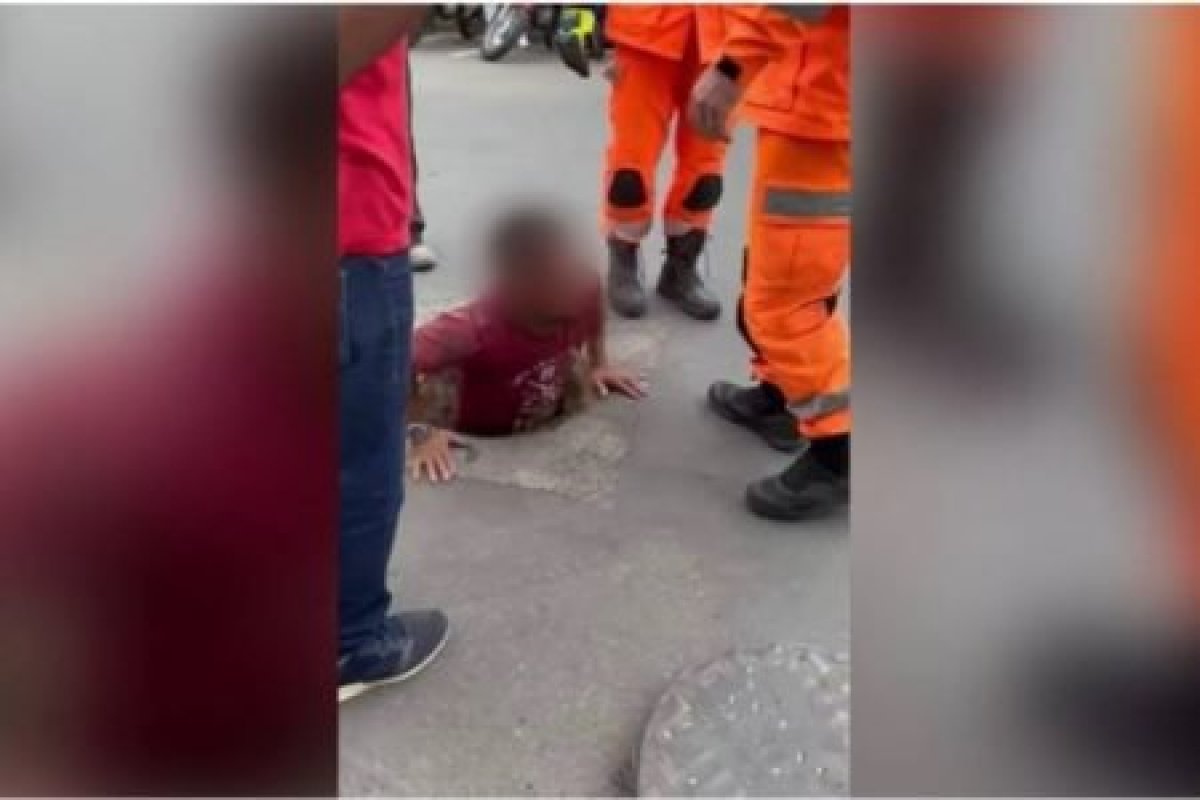 Homem se joga em córrego para escapar de uma ameaça de morte em MG