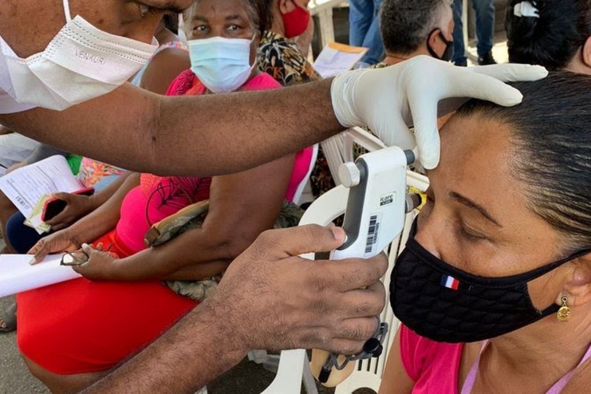 Barradão recebe ação grátis de oftalmologia, realizada pelo INTS nesta terça (28)