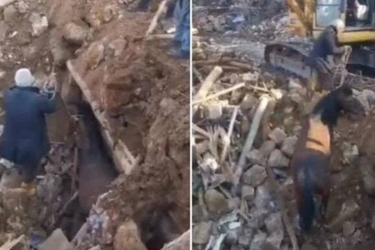 Cavalo é resgatado na Turquia 21 duas após terremoto