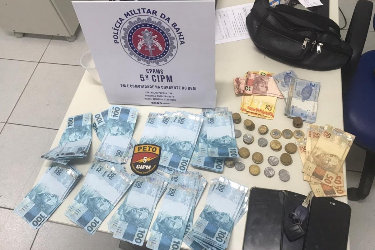 Trio de MG é preso com R$ 9 mil em cédulas falsas em Mar Grande