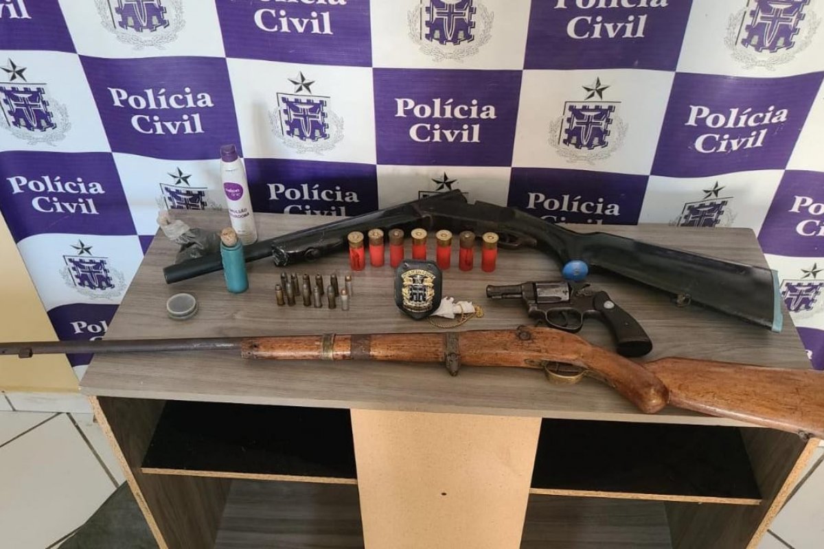 Fazendeiro é preso em Baixa Grande após denúncia de ameaça de morte com armas de fogo