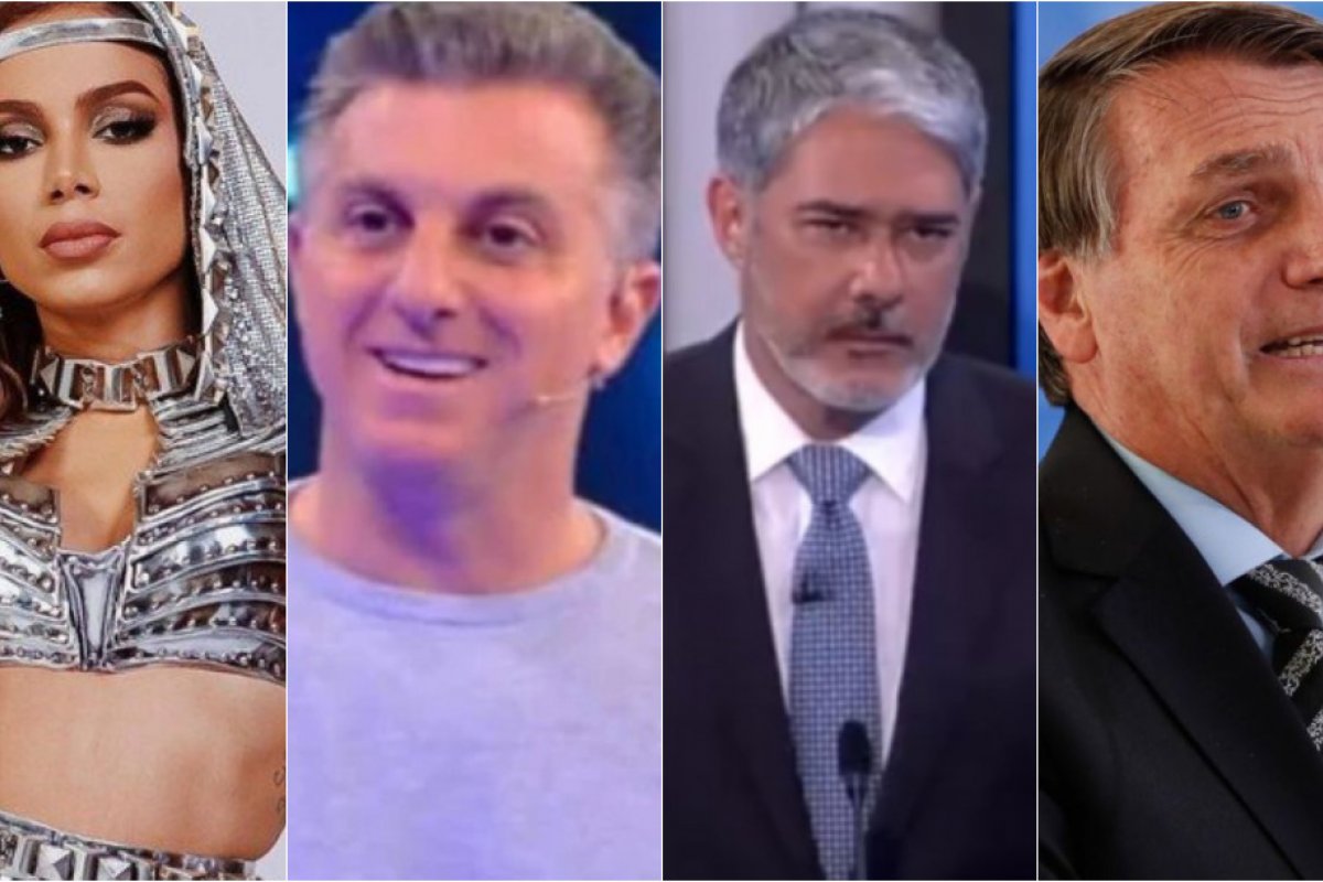 Anitta, Huck, Bonner e Bolsonaro foram alvo de acessos ilegais na Receita Federal