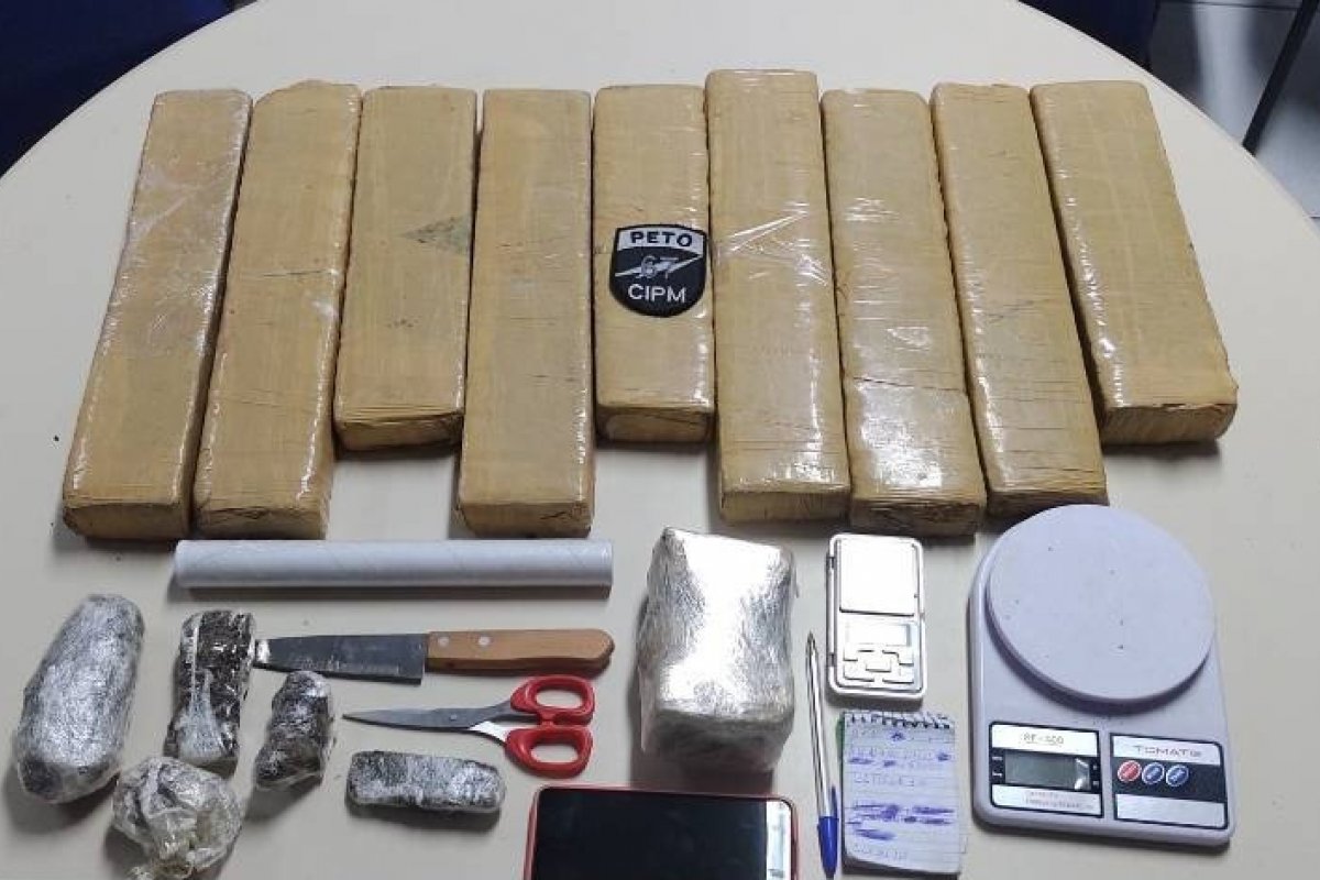 Polícia Militar apreende 16kg de maconha em 24 horas