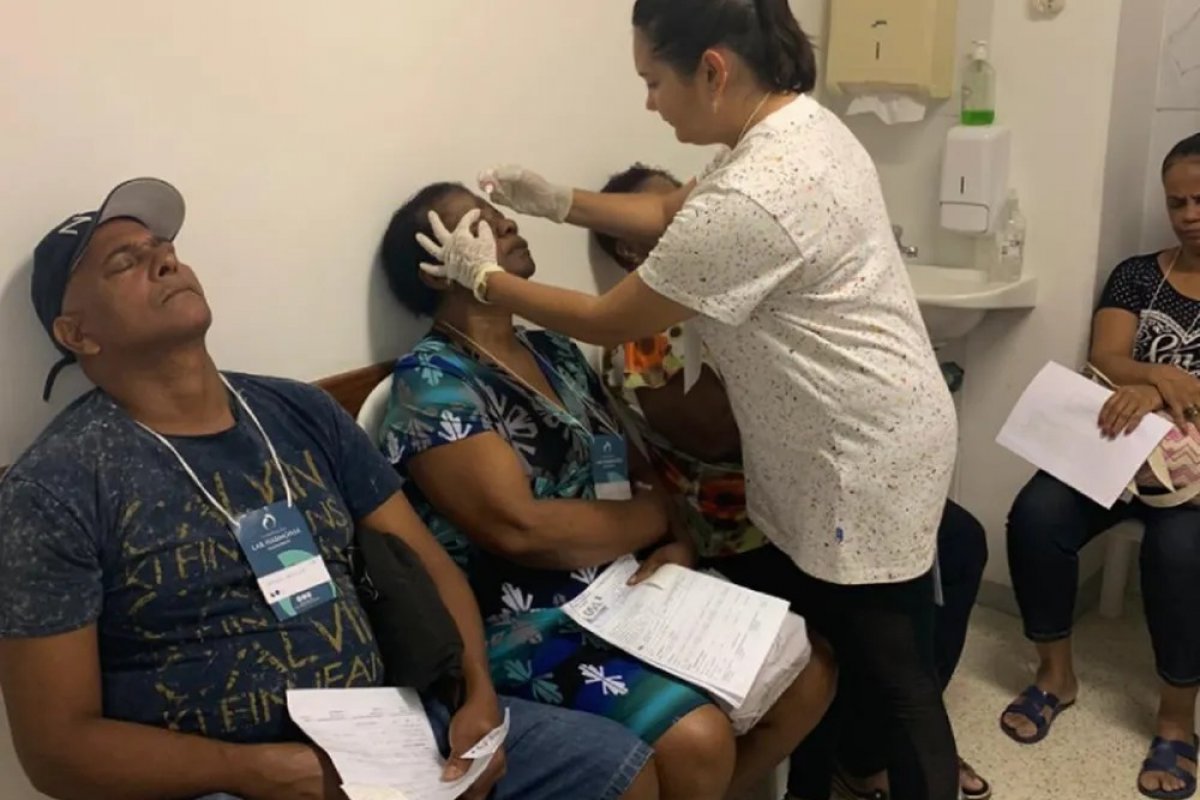 Mutirão oferece exames gratuitos de glaucoma e catarata em Salvador