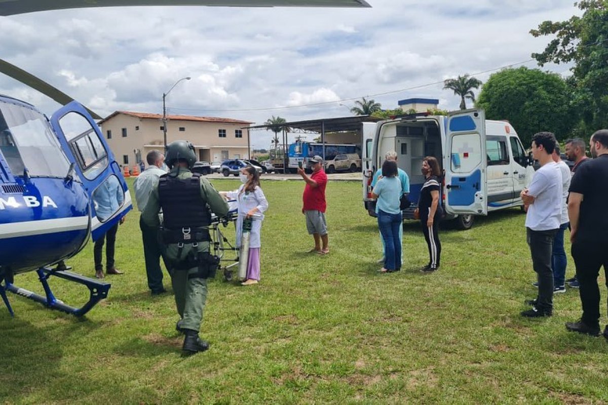 PM socorre idosa de 89 anos vítima de AVC no Recôncavo Baiano