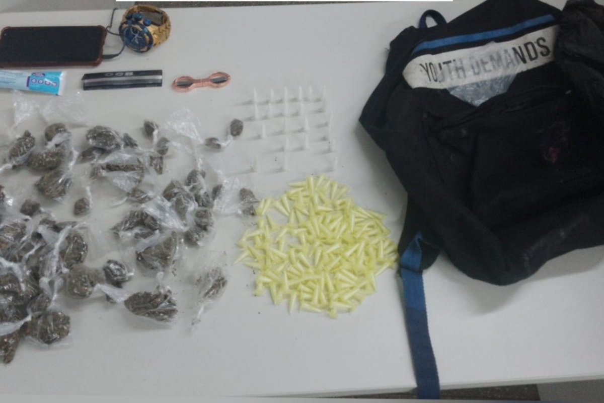 Salvador: homem é preso com drogas no bairro de Sussuarana