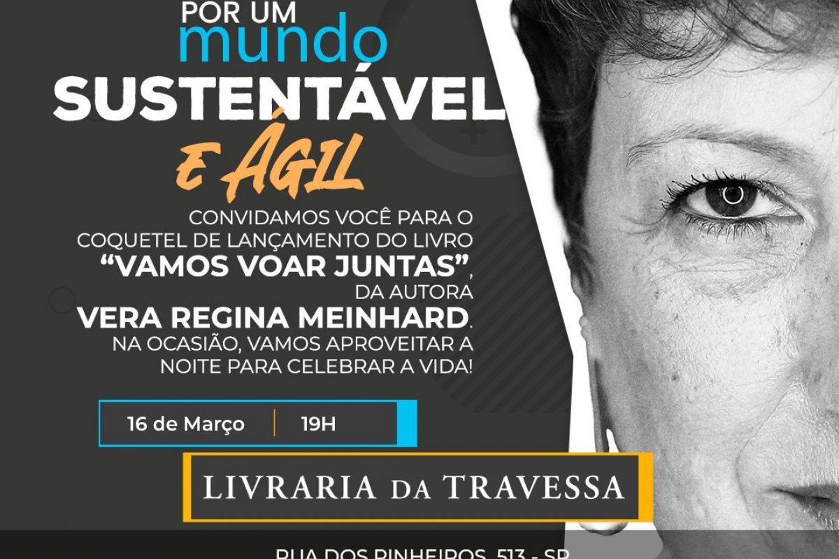 Vera Regina Meinhard lança o livro “Vamos Voar Juntas”!