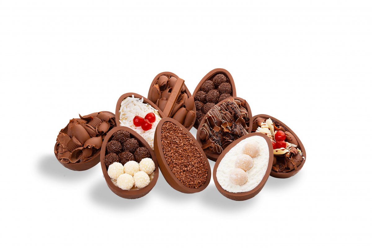 Para a Páscoa, Sodiê Doces aposta em ovos de colher com recheios escolhidos pelos clientes! 