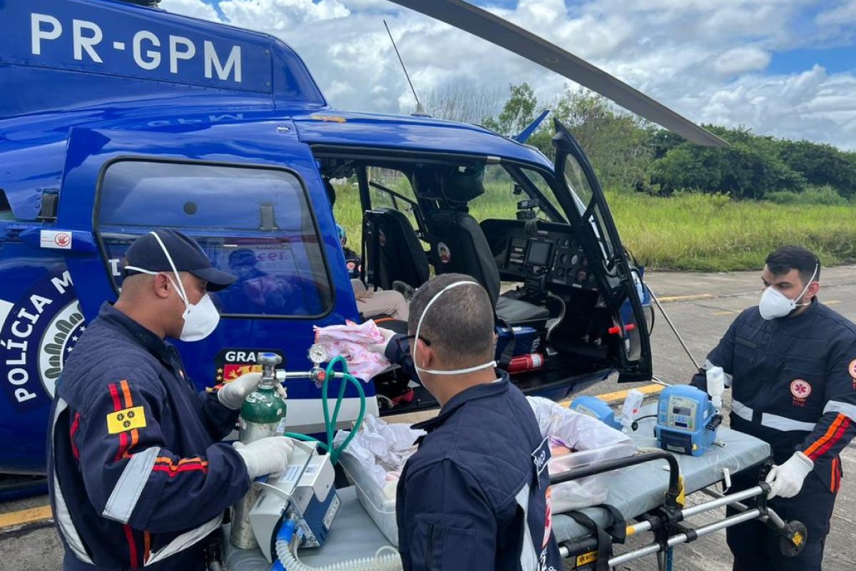 Graer socorre bebê de três meses com crise respiratória
