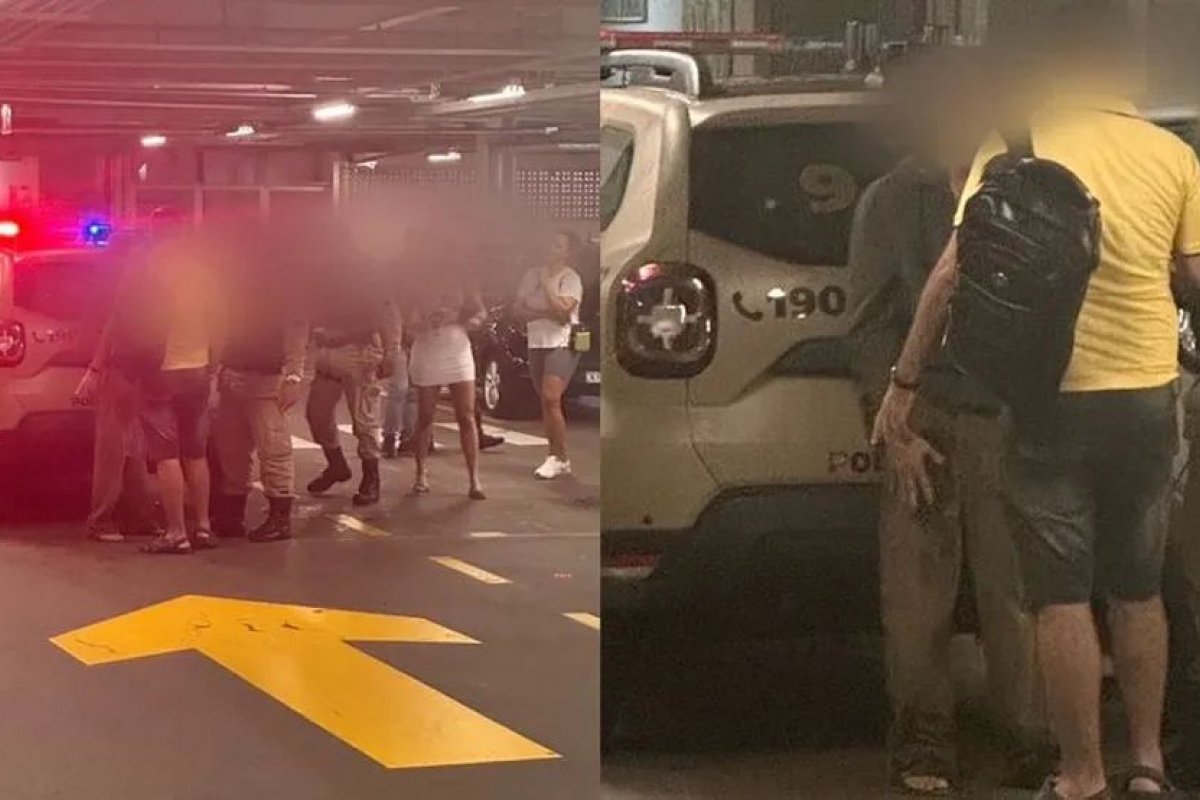 Homem é levado para delegacia suspeito de filmar as partes íntimas de uma turista