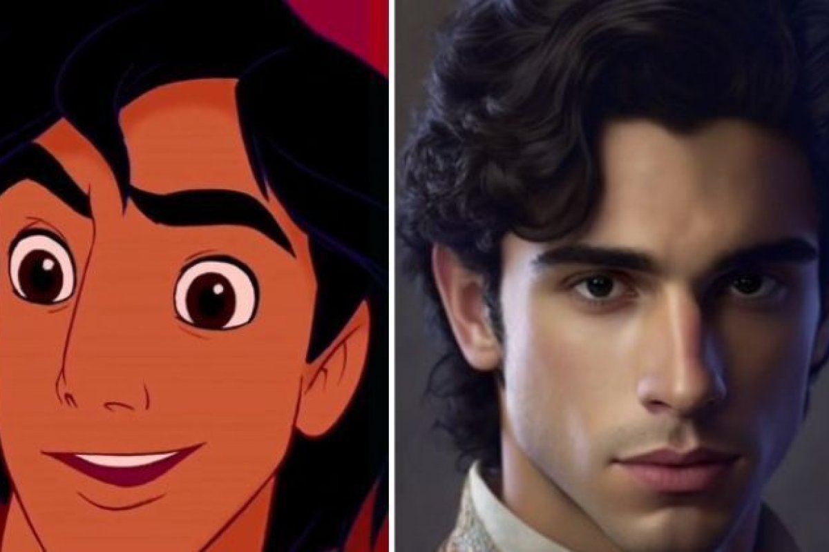 Imagens reais dos príncipes da Disney: perfil usa IA para dar vida aos personagens