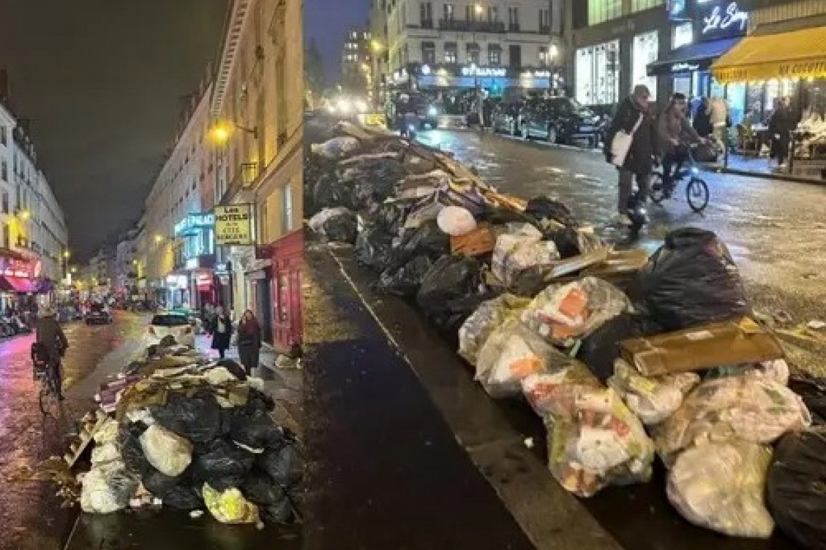Paris acumula 10 mil toneladas de lixo nas ruas devido à greve de garis