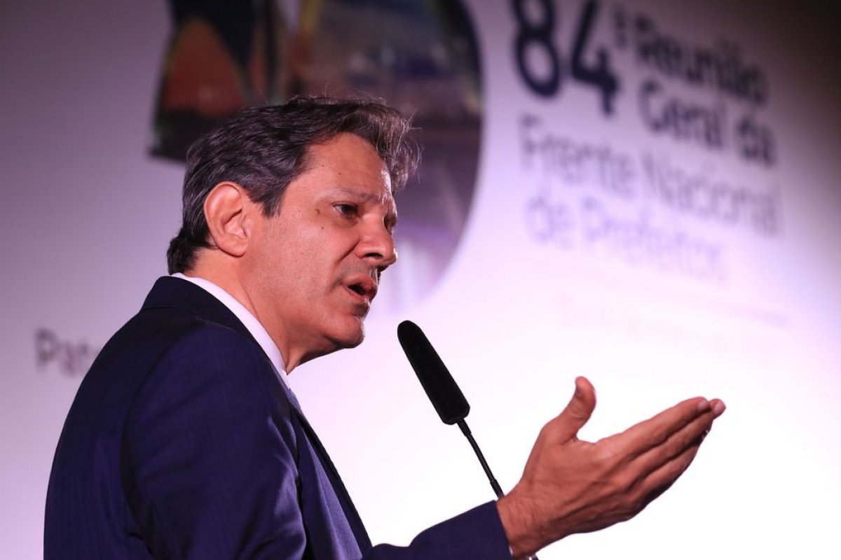 Haddad afirma que recepção de Pacheco e Lira do arcabouço fiscal foi "muito boa"