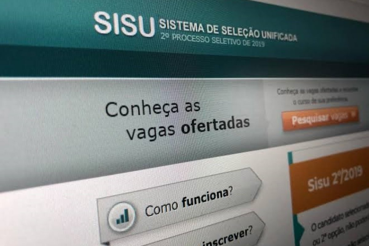 SISU: inscrições são de 21 a 24 de janeiro 