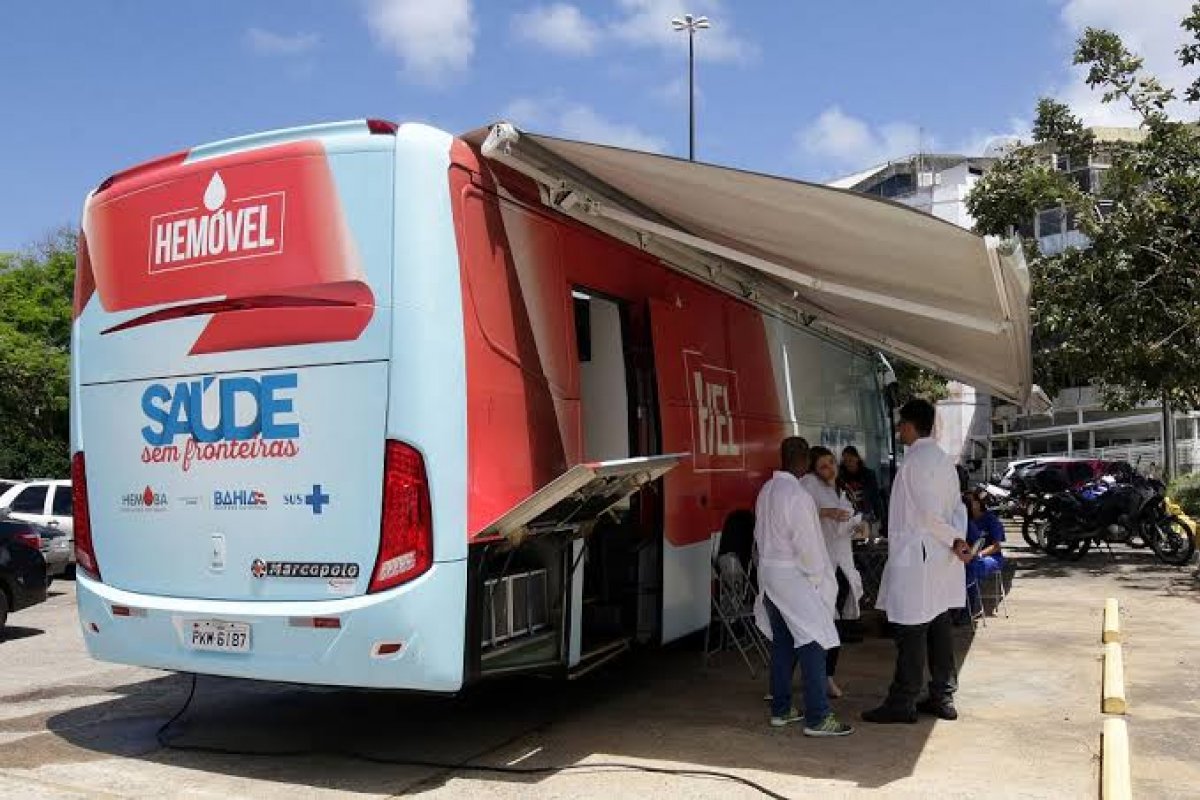 Hemoba realizará coleta de sangue em Dias d'Ávila a partir desta segunda-feira (27)
