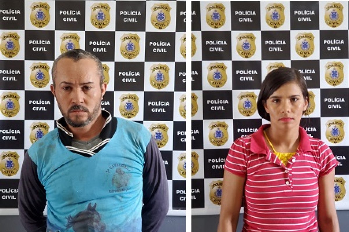 Pai e madrasta são presos suspeitos de violentar uma criança de 11 anos em município baiano