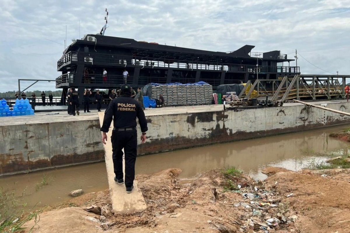 Base fluvial da PF é instalada no Vale do Javari, diz Dino