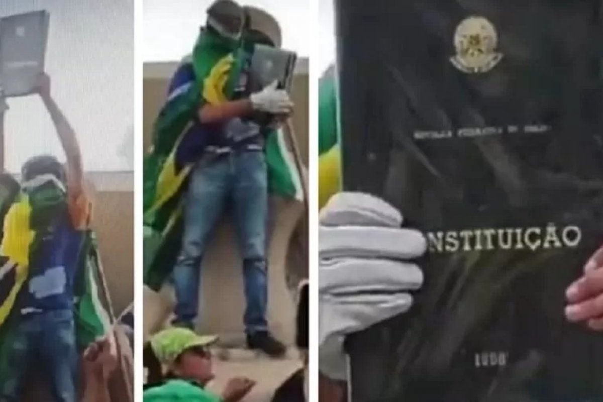 Moraes mantém prisão de homem que roubou réplica da Constituição