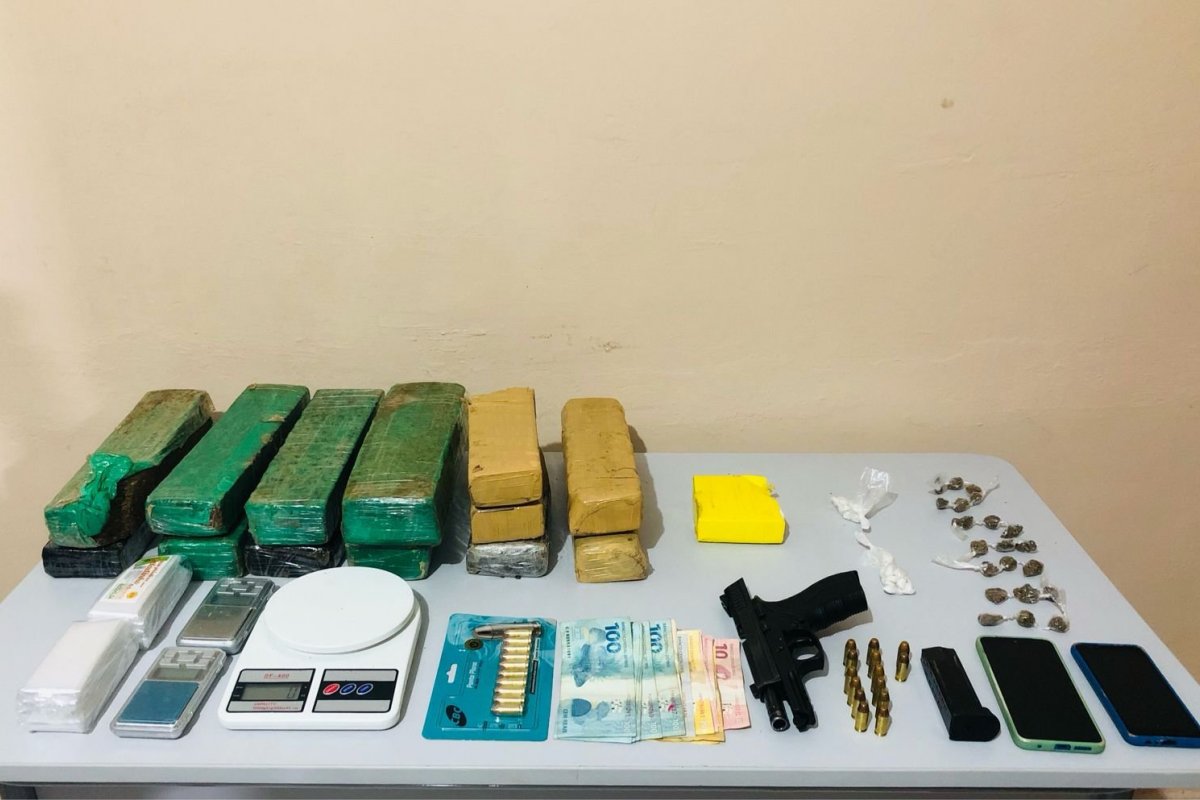 Traficante é localizado com arma e 12 quilos de maconha em Morro do Chapéu (BA)