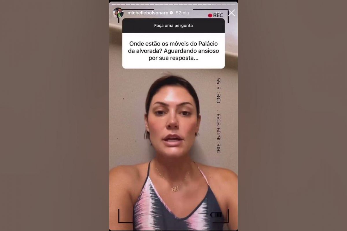 Vídeo: Michelle Bolsonaro propõe CPI dos Móveis do Palácio da Alvorada