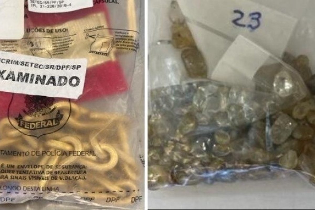 Receita Federal fará leilão com correntes de ouro e diamantes