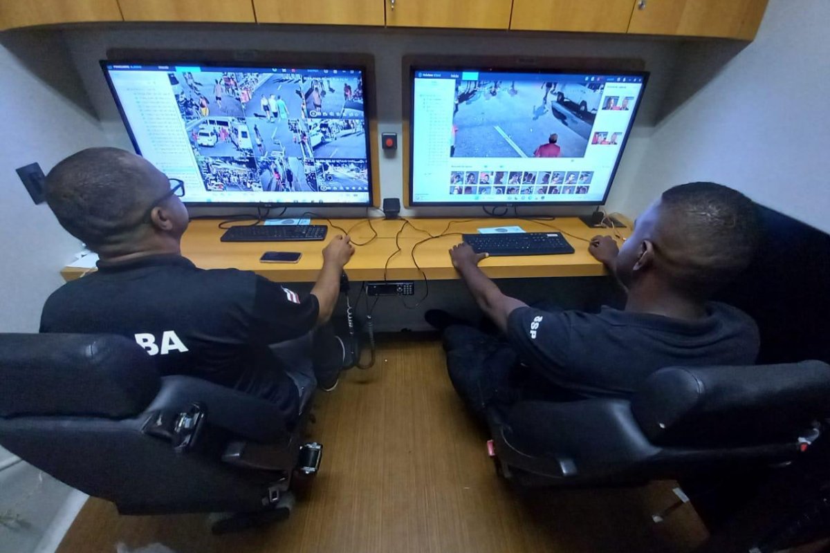 Homicida e agressor de mulher são presos durante Micareta de Feira de Santana por Reconhecimento Facial