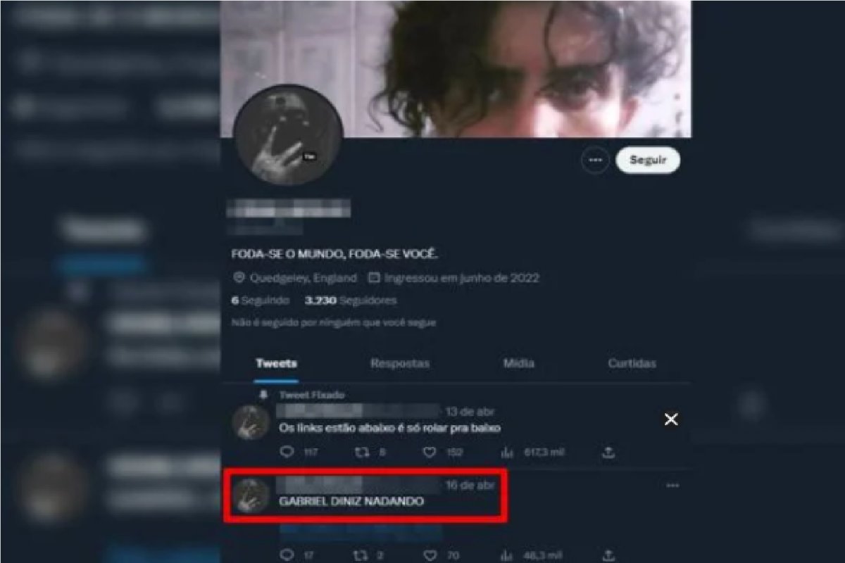 Perfil de criminoso que propagou fotos de cantores mortos é mantido inativo no Twitter