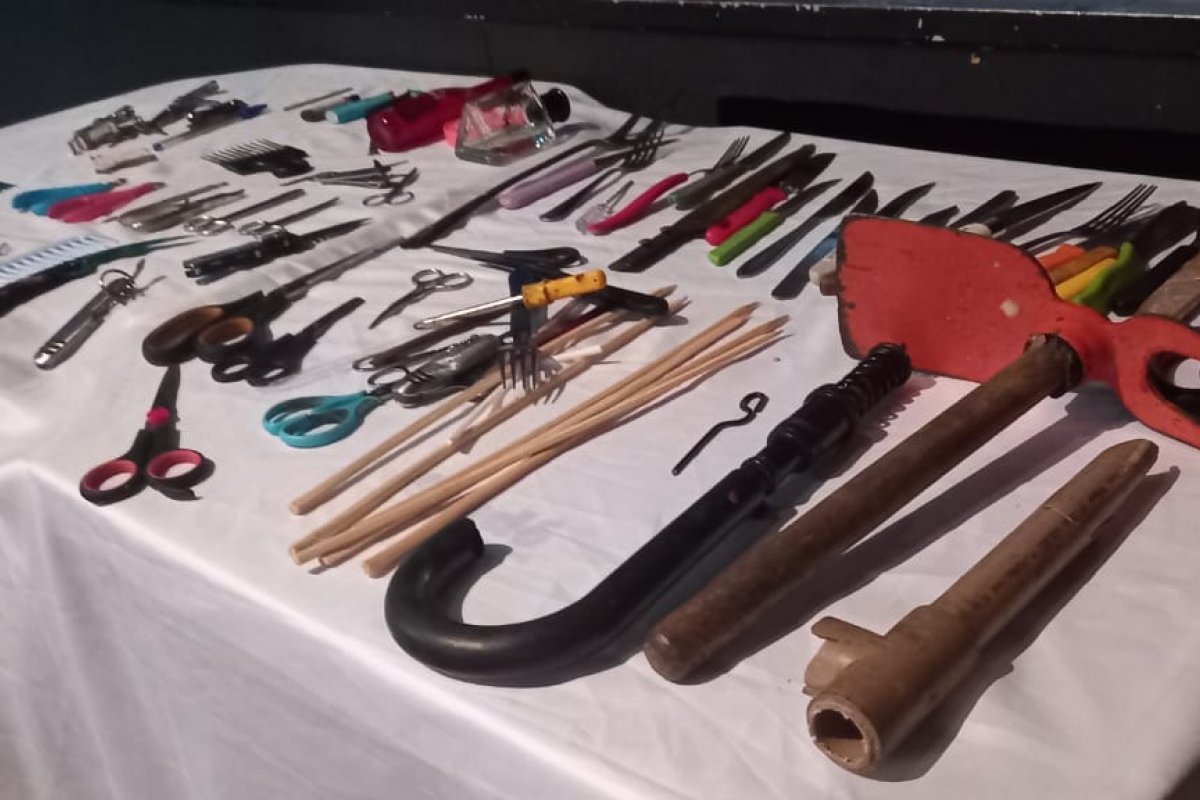 Vídeo: cerca de 120 objetos proibidos são apreendidos nos três dias de Micareta