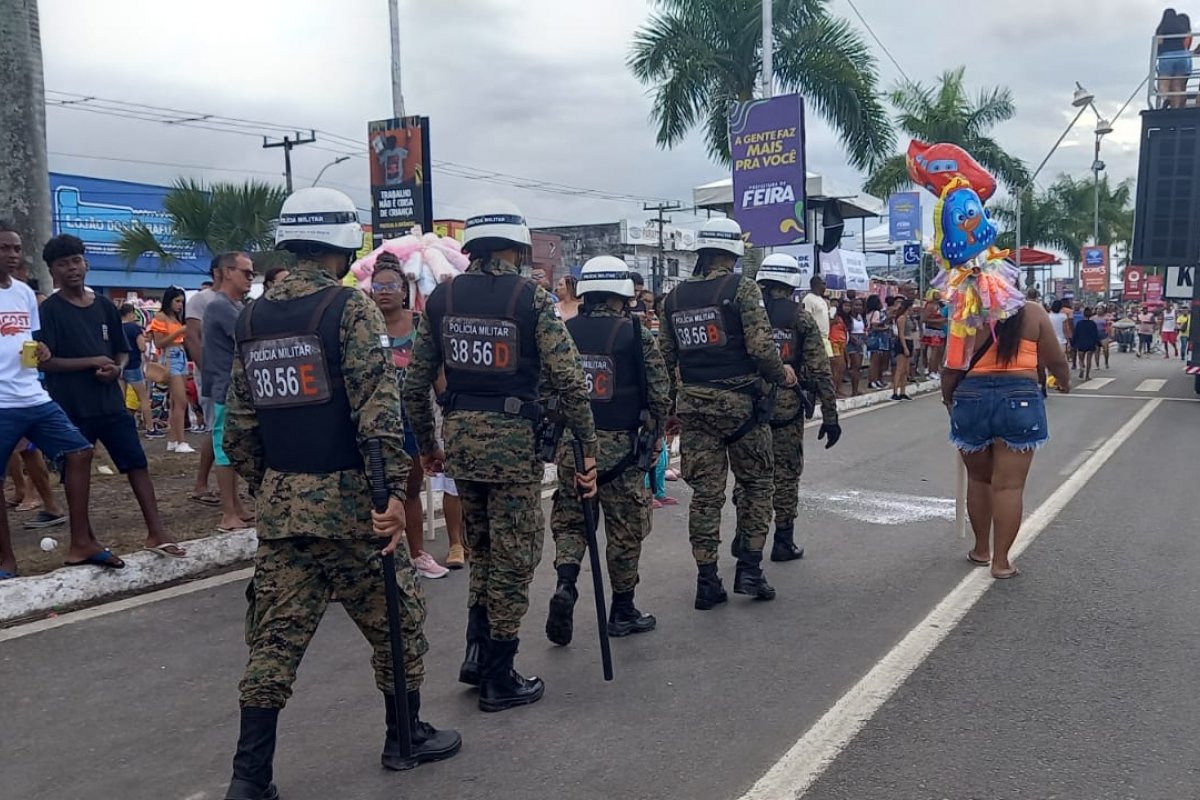 Micareta de Feira termina com sete presos pelo Reconhecimento Facial