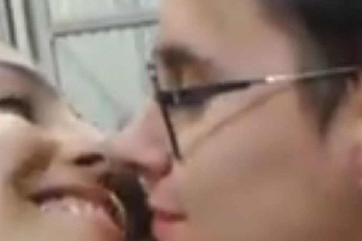 Confira o vídeo do último beijo do ator Rafael Miguel na namorada Isabela