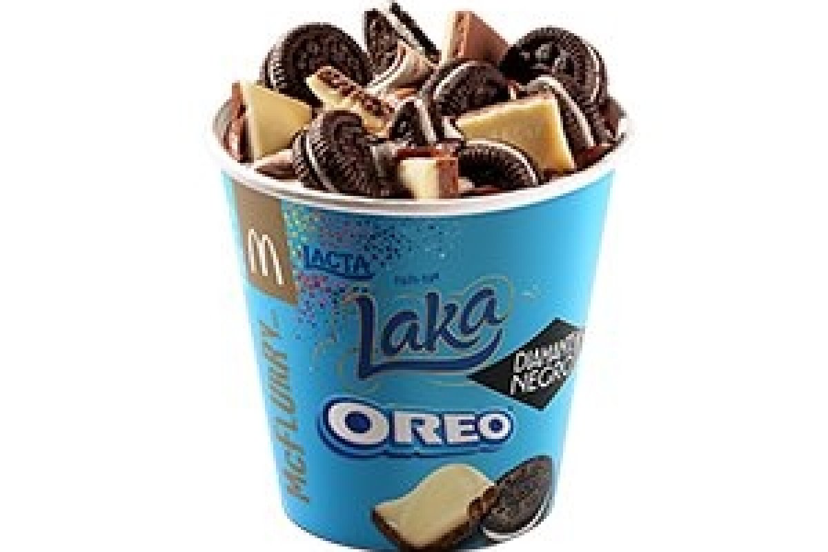 Uau! Nova sobremesa do McDonald’s une Oreo, Laka e Diamante Negro