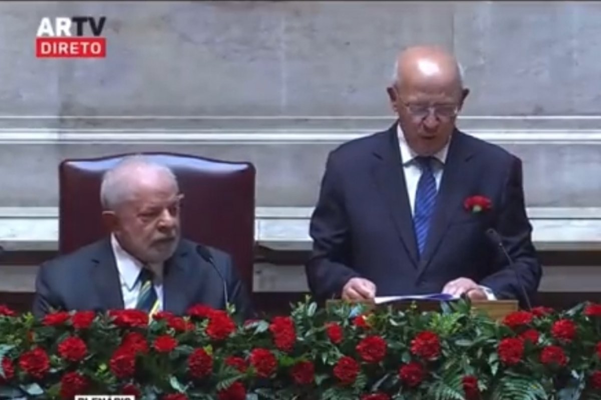 Vídeo: ao lado de Lula, presidente do parlamento português diz que fim da guerra depende 'unicamente' da Rússia