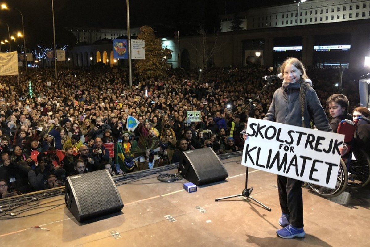Ativista sueca abandona a marcha por falta de segurança