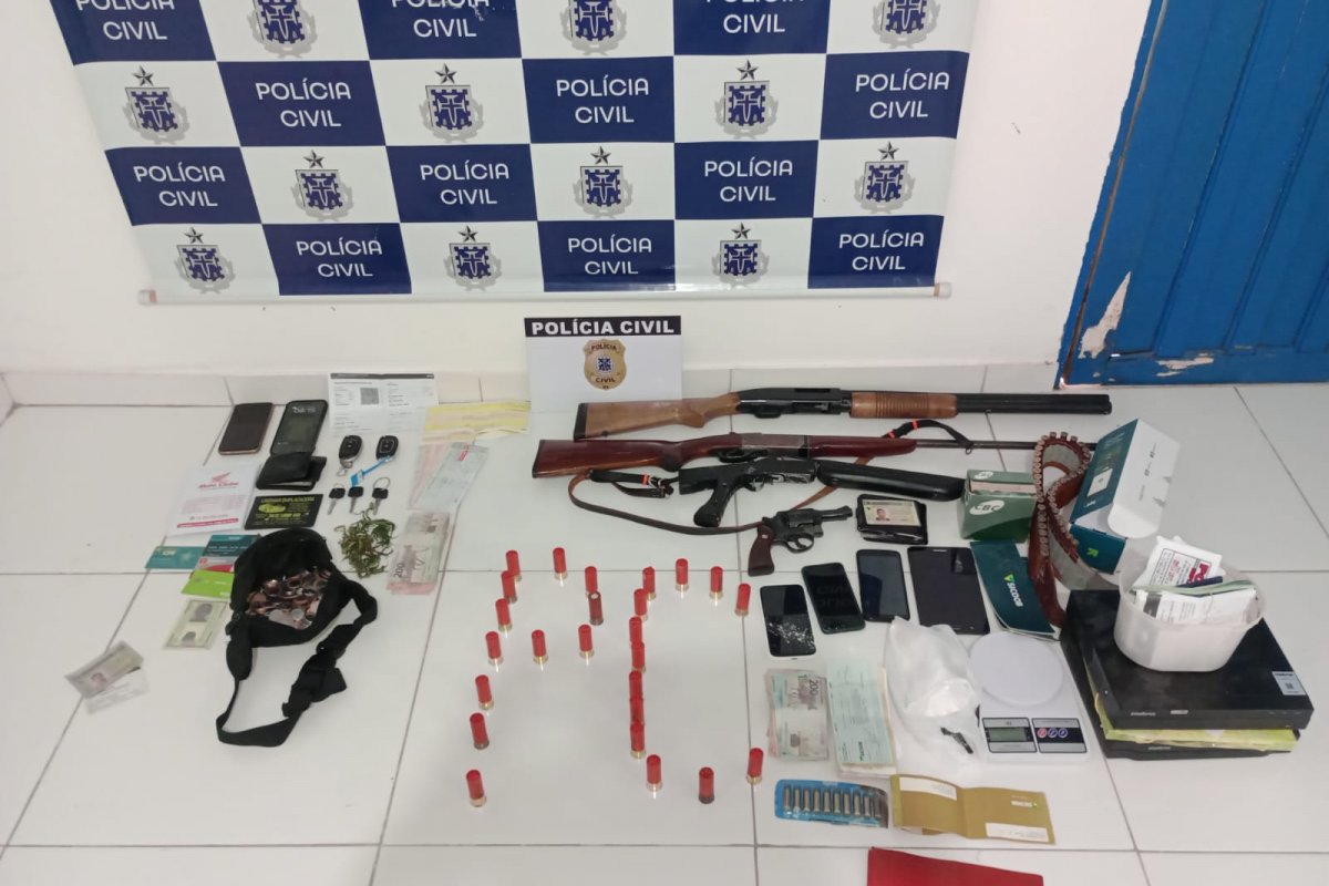 Operação em Nova Fátima resulta em homem preso e armas apreendidas