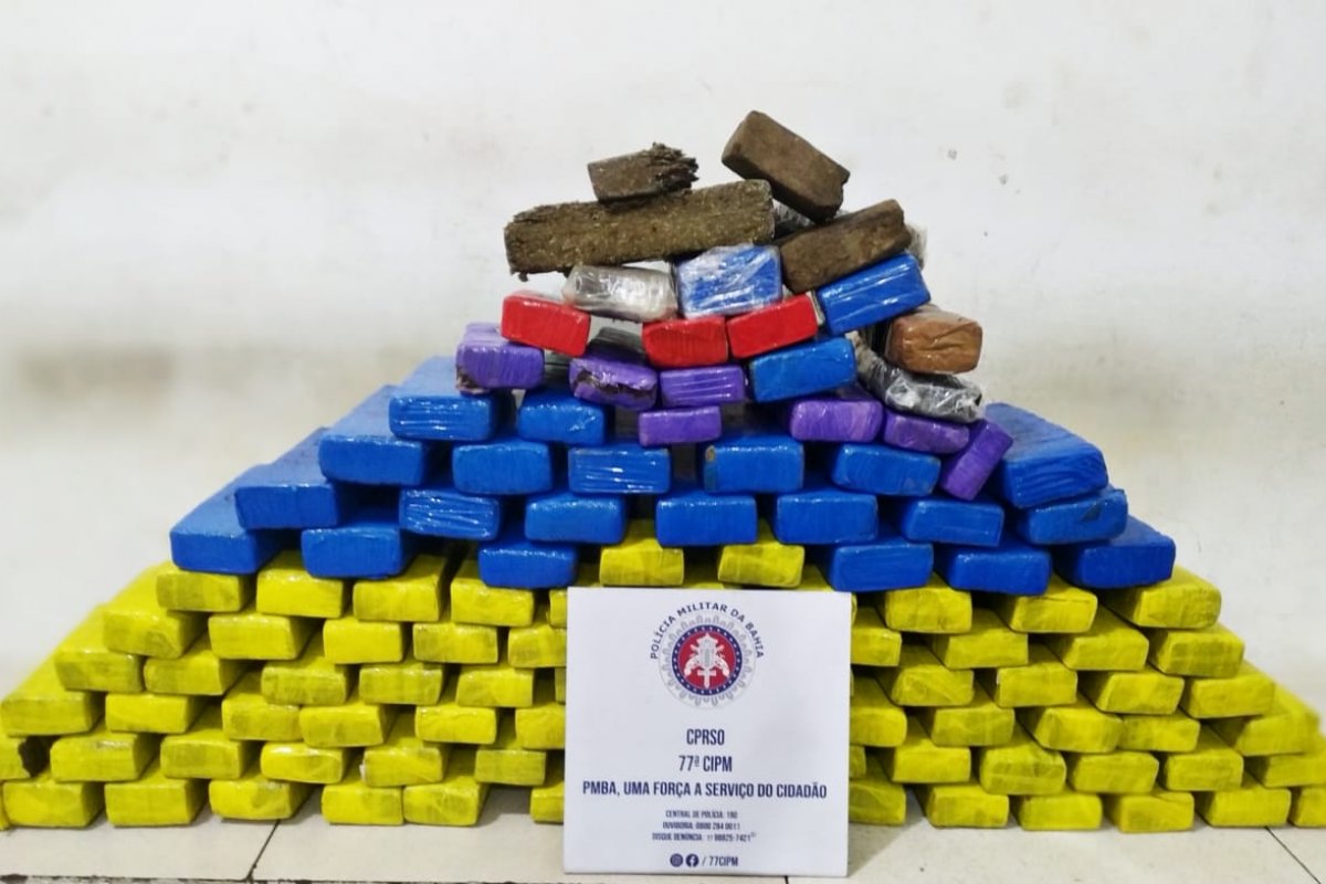 Polícia apreende 120 kg de maconha durante ação em Vitória da Conquista