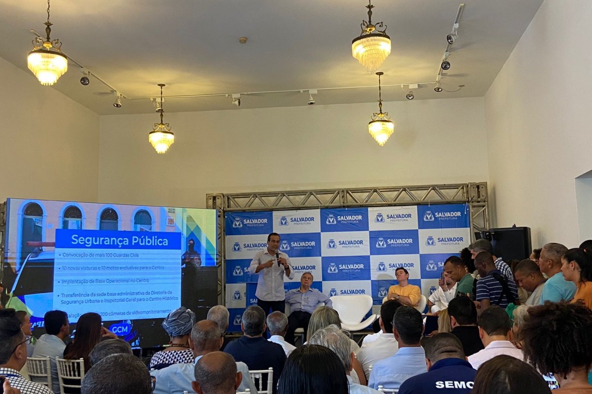 Bruno Reis anuncia prefeitura-bairro no Centro Histórico; Sturaro vai comandar região