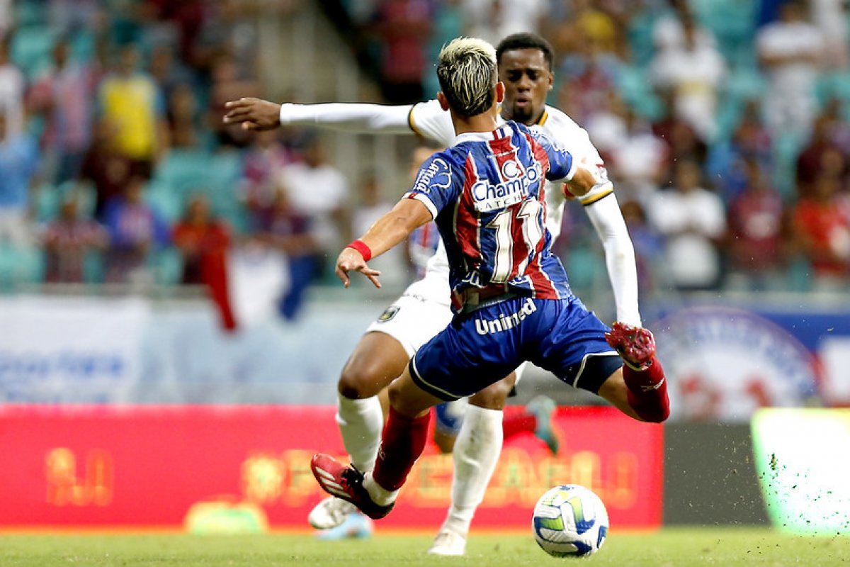 Vídeo: Bahia goleia Volta Redonda com facilidade na Fonte Nova e avança para oitavas da Copa do Brasil; veja os gols