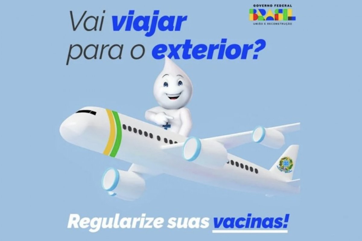 Governo ironiza e faz campanha de vacinação usando personagem Zé Gotinha em avião presidencial