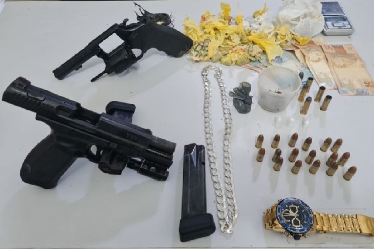 Armas são apreendidas em distrito de Itacaré