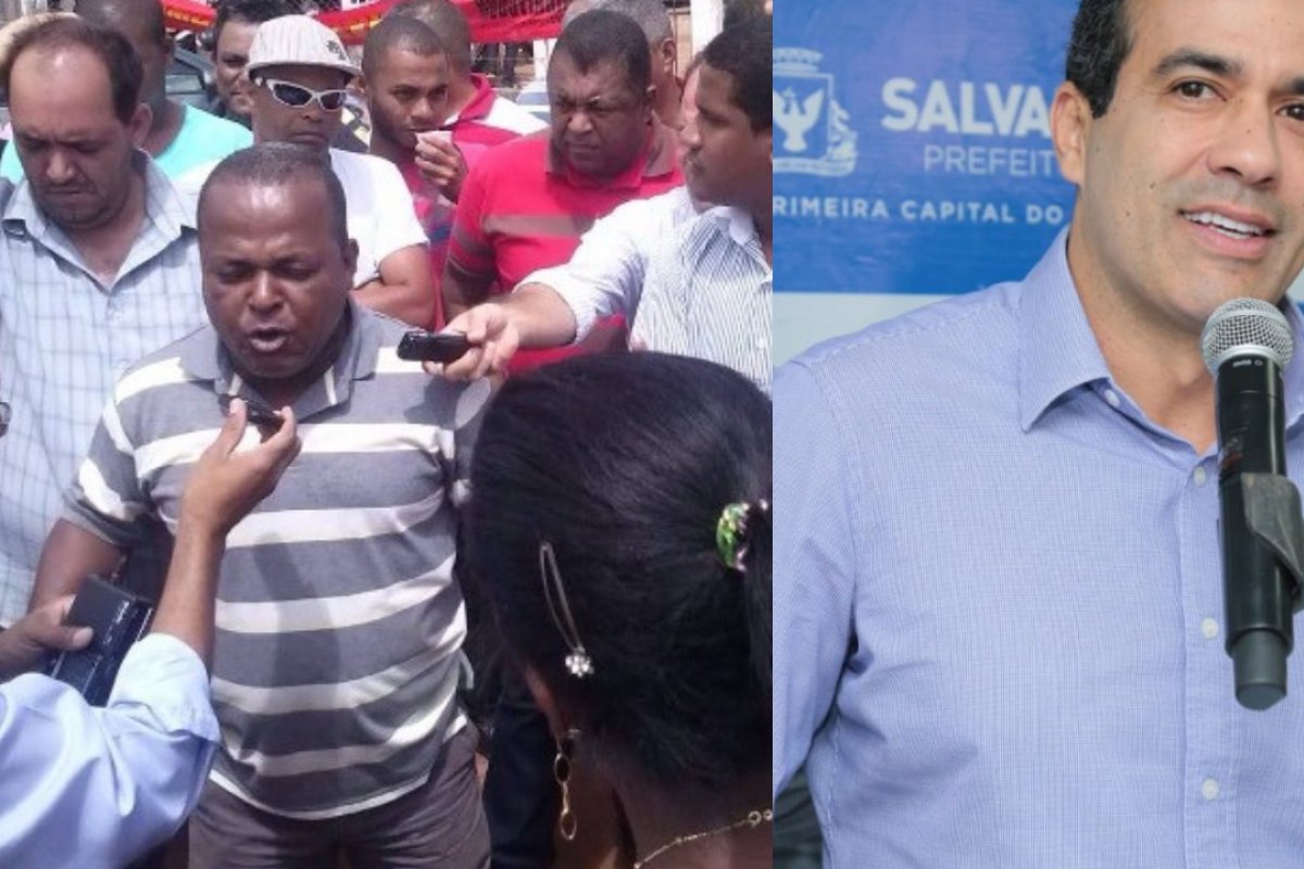 'Bruno Reis fala parecendo que está com dor de dente', diz lider do Sindicato dos Rodoviários de Alagoinhas