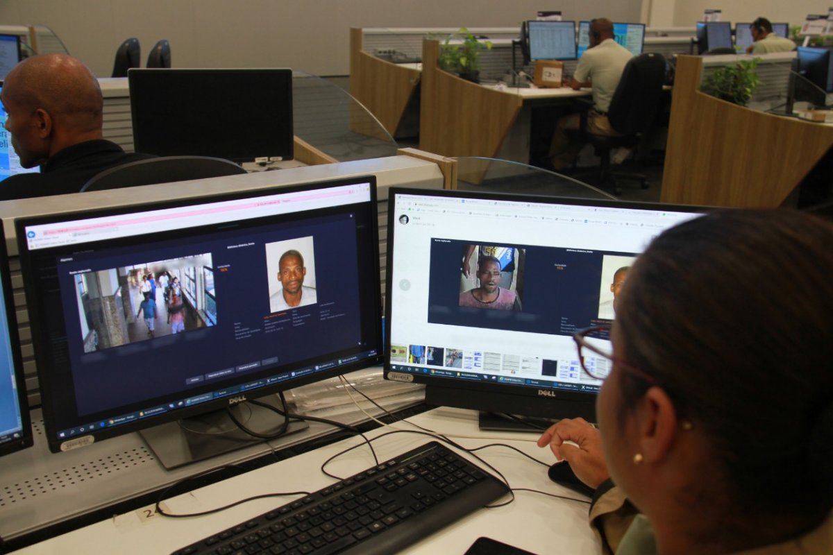 Três pessoas são presas com auxílio do reconhecimento facial