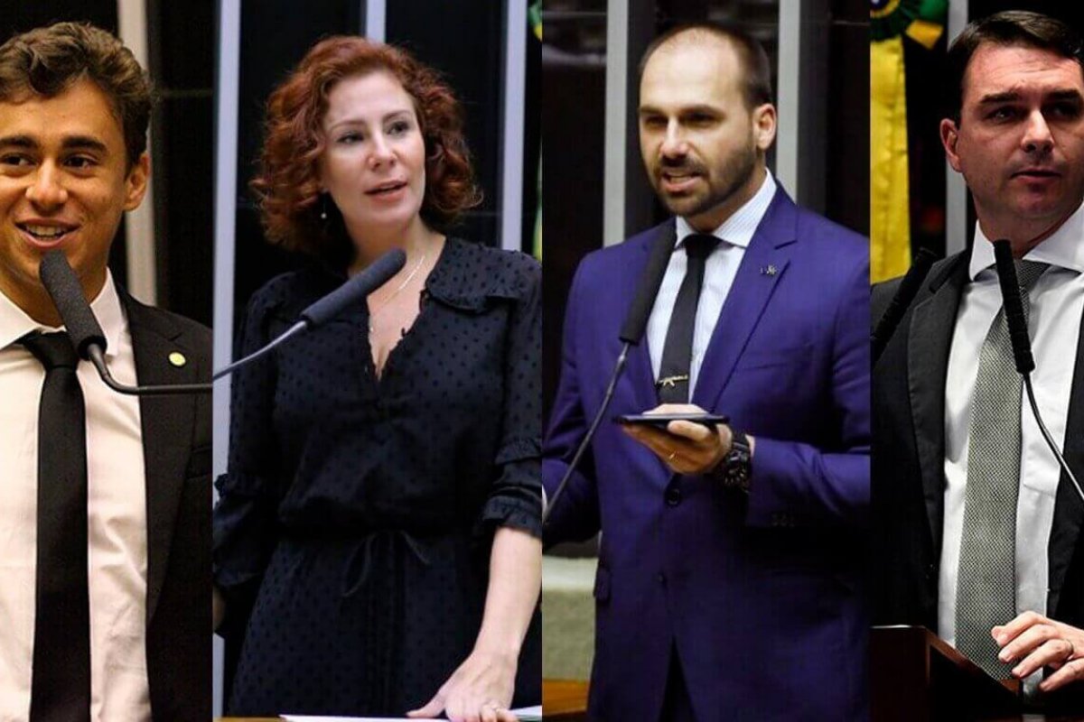 Nikolas, Zamelli, Flávio e Eduardo Bolsonaro são multados pelo TSE por associar Lula a drogas e aborto