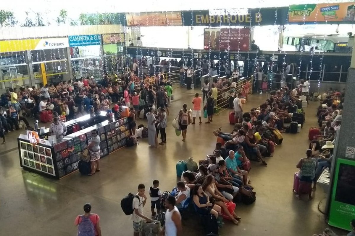 Natal e Revéillon: 750 horários extras são disponibilizados na Rodoviária de Salvador